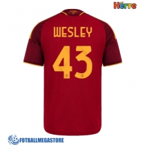 Fotballdrakt Herre AS Roma Wesley Franca #43 Hjemmedrakt 2026-27 Kortermet
